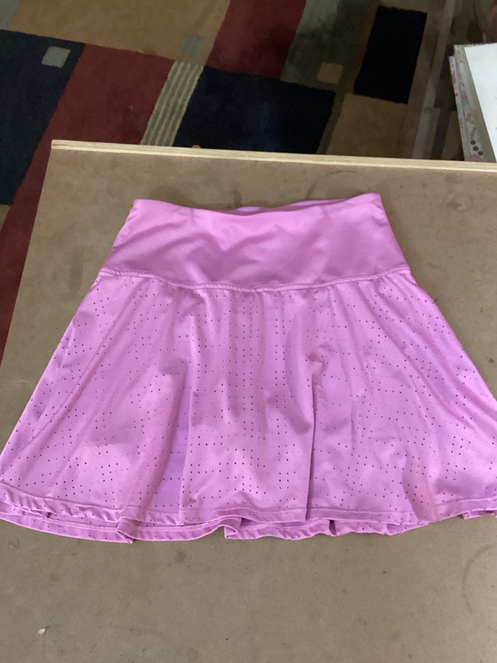 Ladies BCG Purple Circle Skort with Wide Waistband